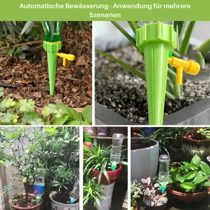 Self-Watering Spike Adjustable Drip Control BPA-Free 12 Pack