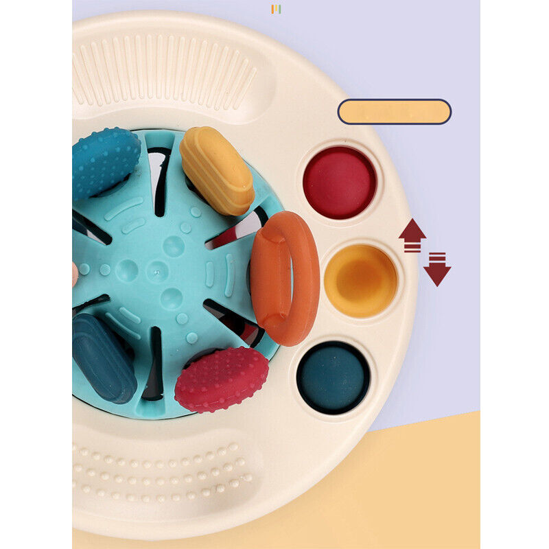 Sensory Toy UFO Pull-String Food-Grade Silicone Teether