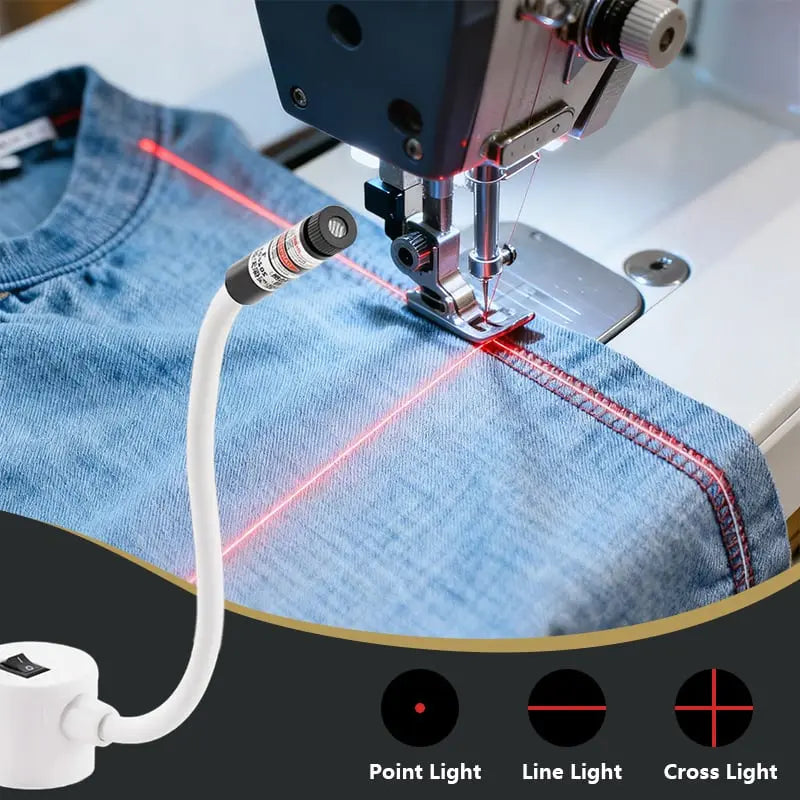 Sewing Laser Guide Magnetic Base & Flexible Arm