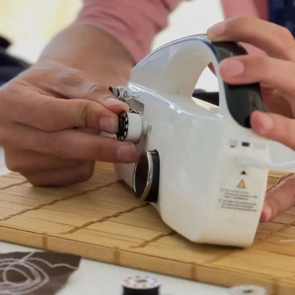 Sewing Machine Compact Dual-Speed USB-C & Battery Powered
