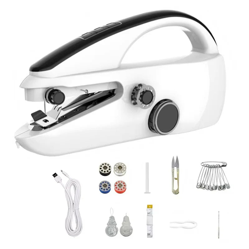 Sewing Machine Compact Dual-Speed USB-C & Battery Powered