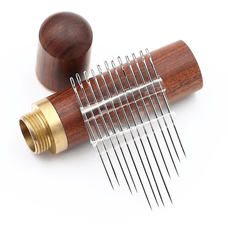 Sewing Needle Set Side-Threading Stainless Steel 30 Pieces