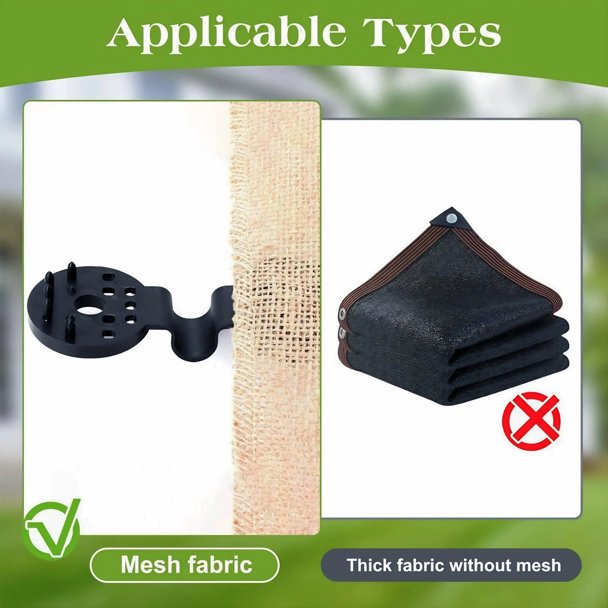 Shade Net Clips Locking Grip & Tool-Free 50 Pack