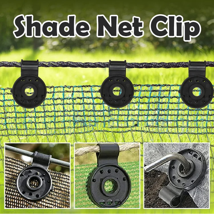 Shade Net Clips Windproof Locking UV-Resistant 20 Pack