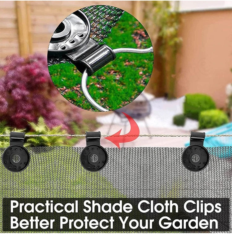 Shade Net Clips Windproof Locking UV-Resistant 20 Pack