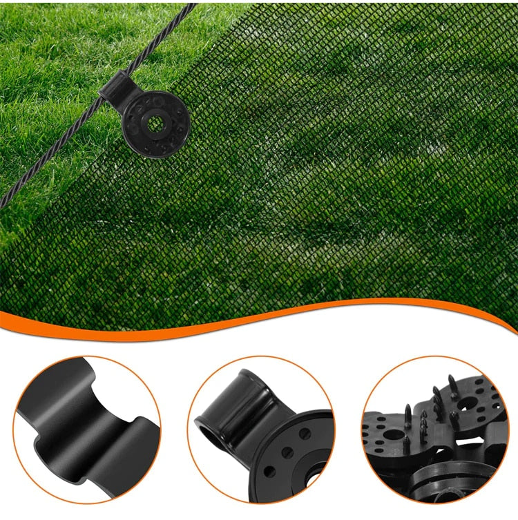 Shade Net Clips Windproof Locking UV-Resistant 20 Pack