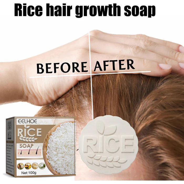Shampoo Bar Fermented Rice Water Hair Growth