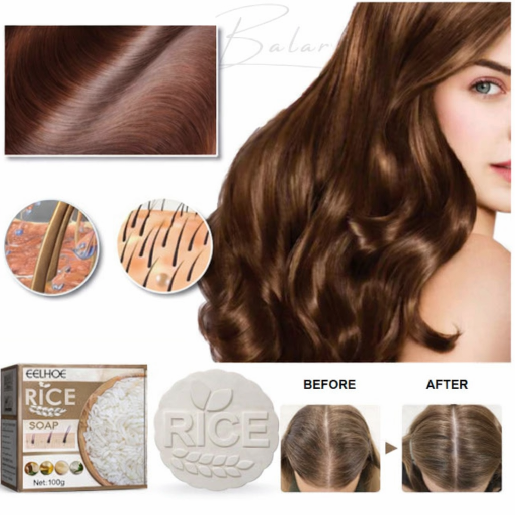 Shampoo Bar Fermented Rice Water Hair Growth