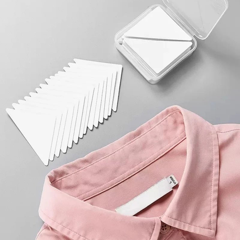 Shirt Collar Support Stickers Transparent & Self-Adhesive