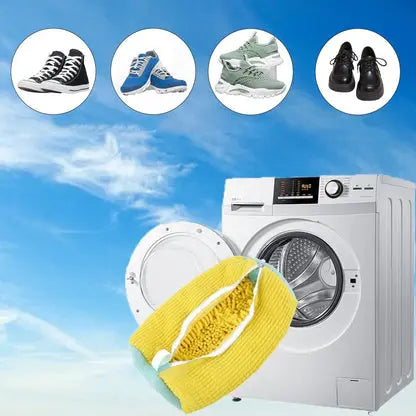 Shoe Laundry Bag Soft Bristle Lining & Durable Mesh