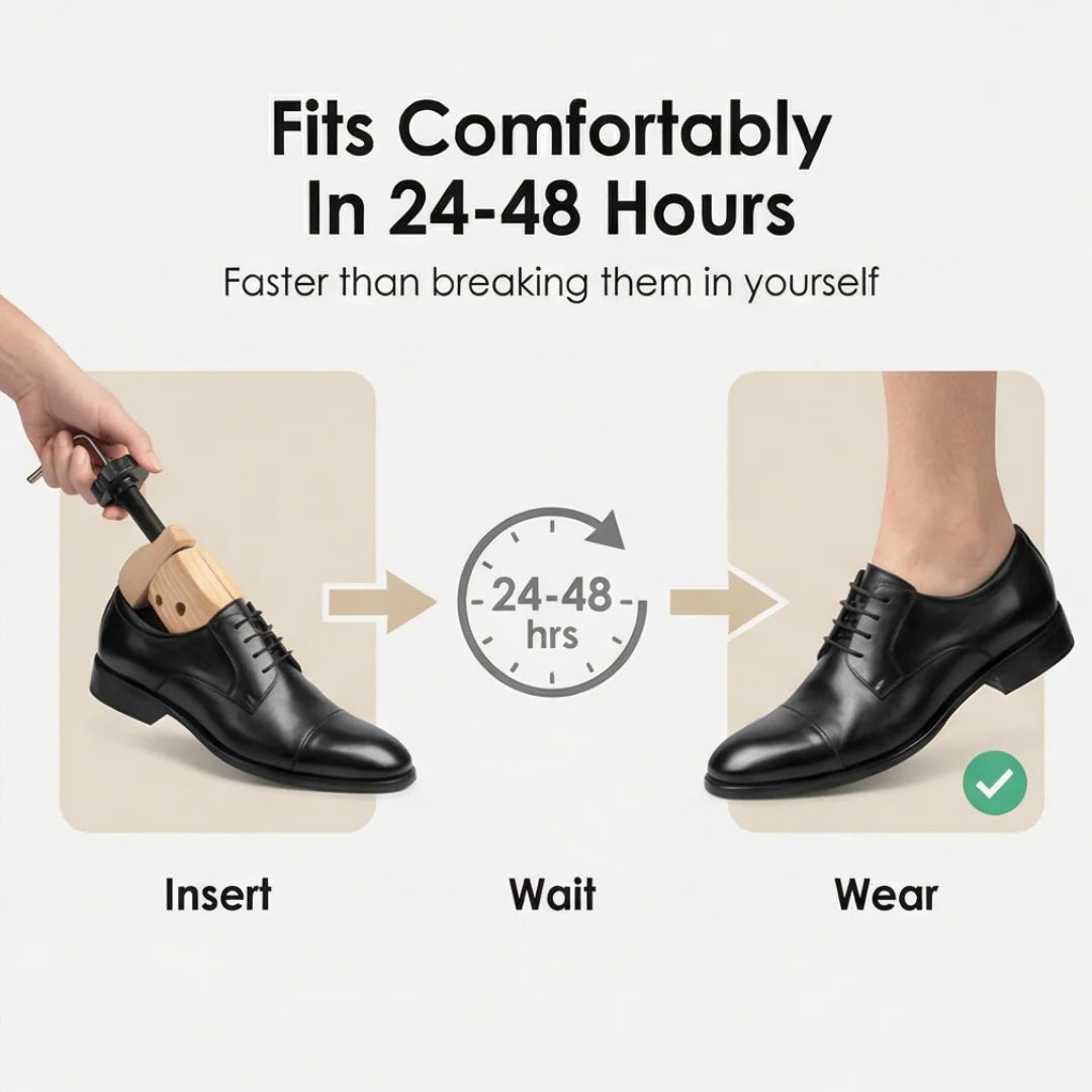 Shoe Stretcher Two-Way Stretching & Removable Inserts