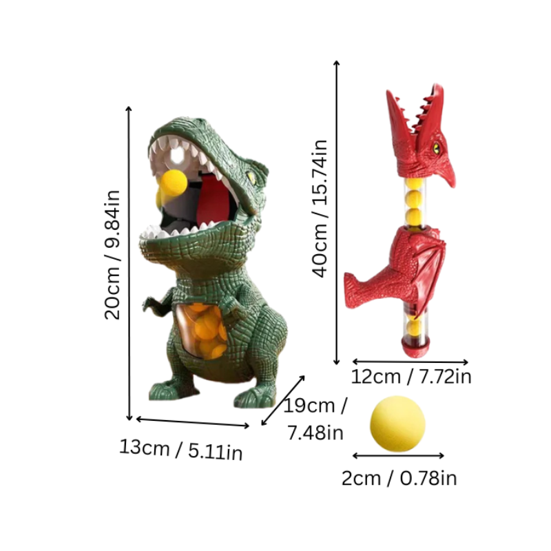 Shooting Game Dinosaur Target Soft Foam Balls Battery-Free