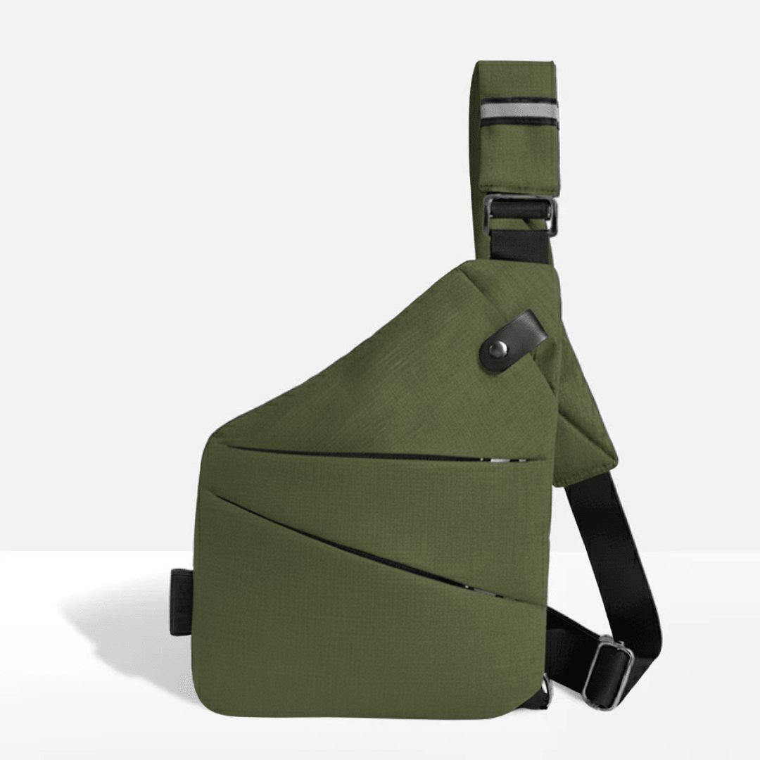 Shoulder Bag Anti-Theft RFID Blocking & Cut-Resistant Strap