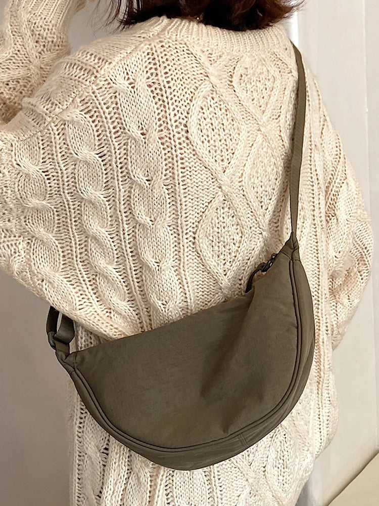 Shoulder Bag Crescent Lightweight Adjustable Strap