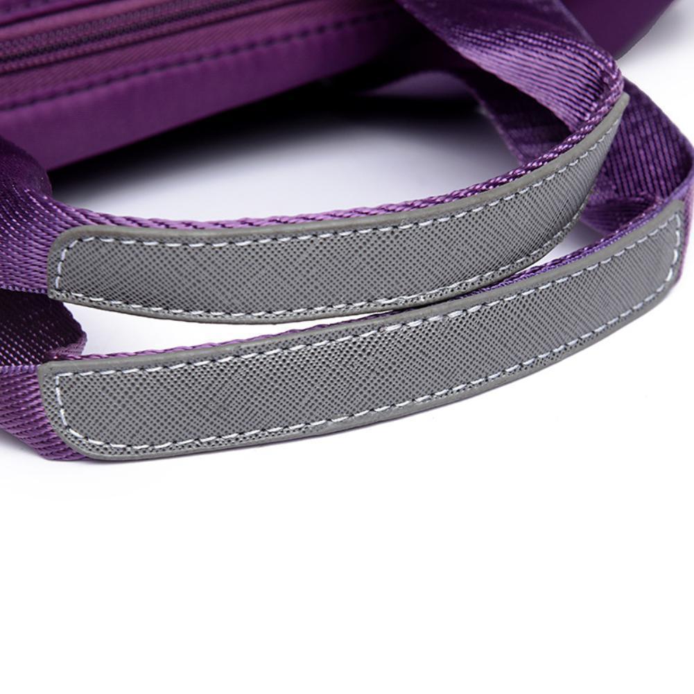 Shoulder Bag Waterproof Nylon Multiple Pockets & Adjustable Strap