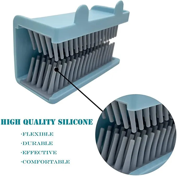 Shower Drain Hair Catcher Self-Adhesive Silicone Reusable