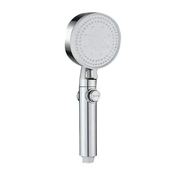 Shower Head Pressure-Boosting 5 Spray Modes Self-Cleaning Silicone Nozzles