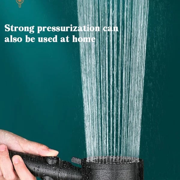 Shower Head Pressure-Boosting 5 Spray Modes Self-Cleaning Silicone Nozzles