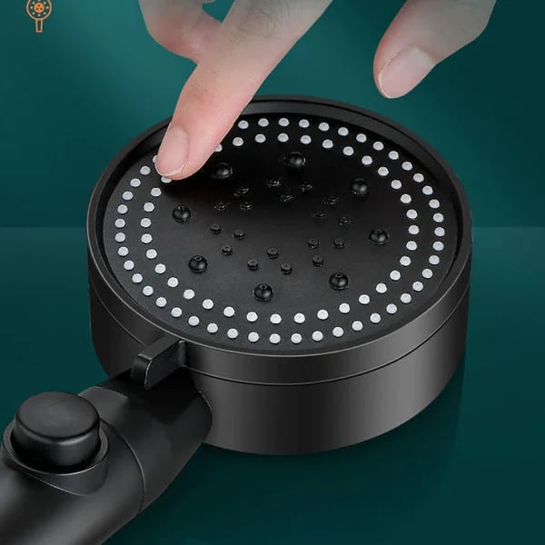 Shower Head Pressure-Boosting 5 Spray Modes Self-Cleaning Silicone Nozzles