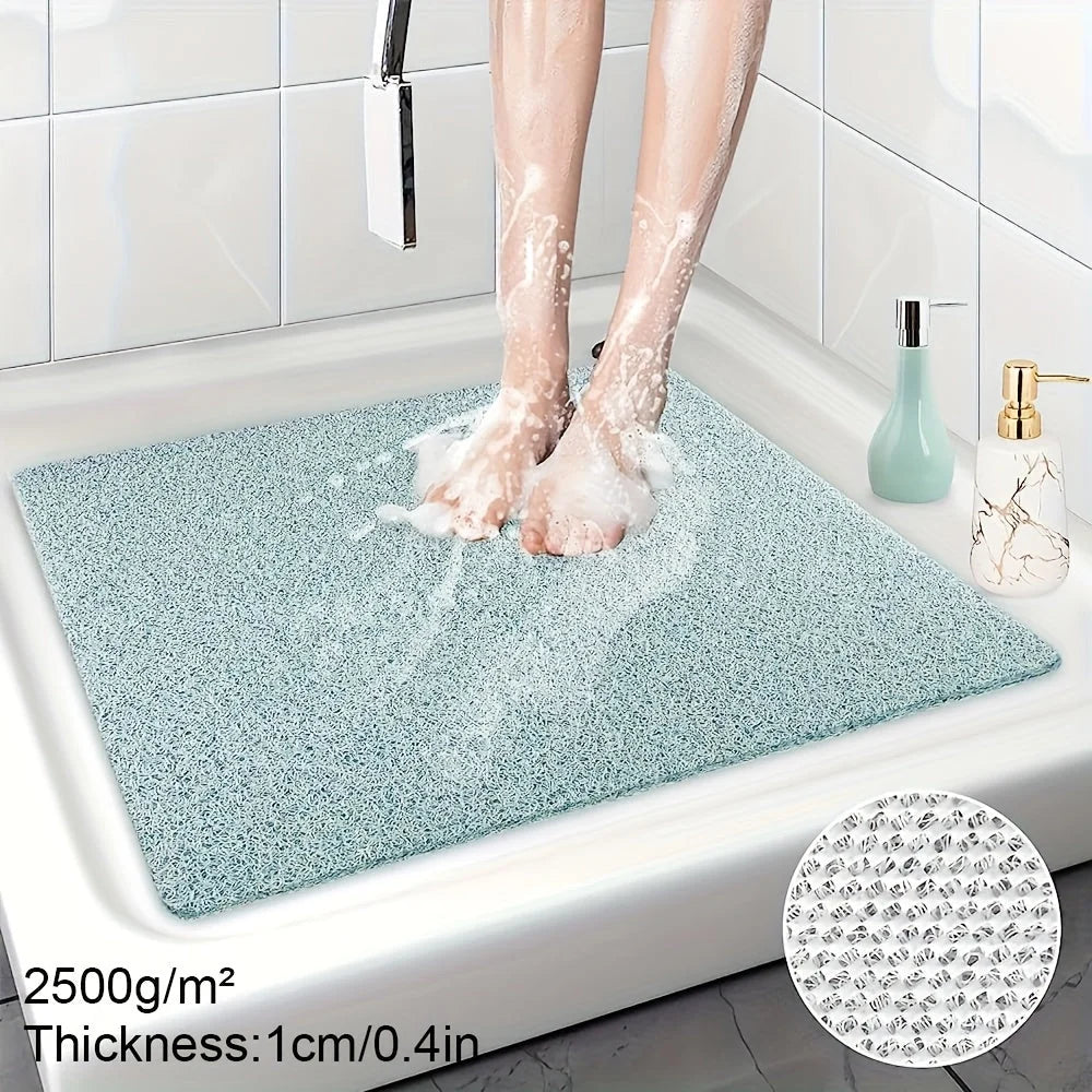 Shower Mat Loofah Texture Anti-Slip & Quick-Drying