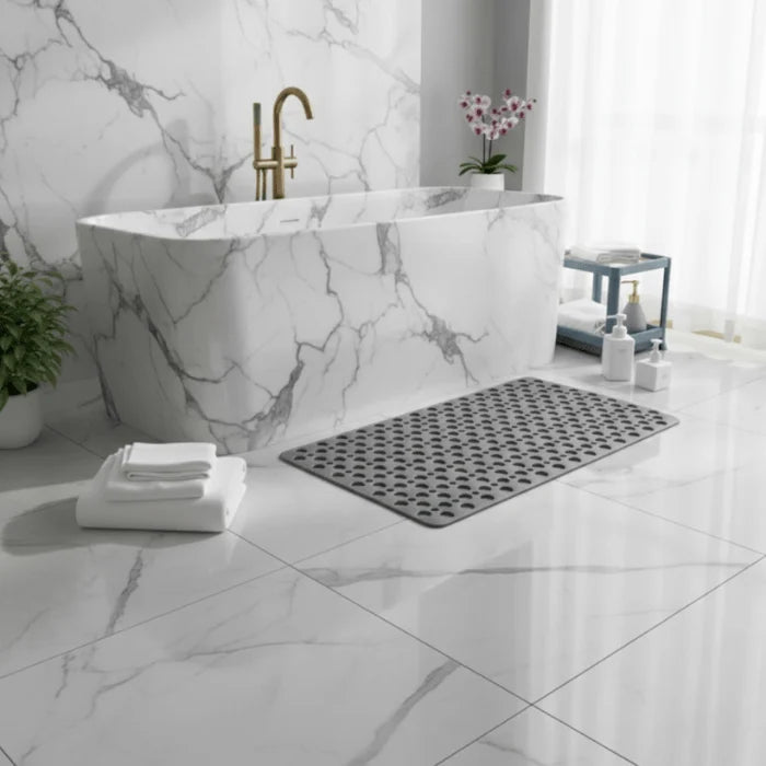 Shower Mat Non-Slip Suction Cups & Drainage Holes