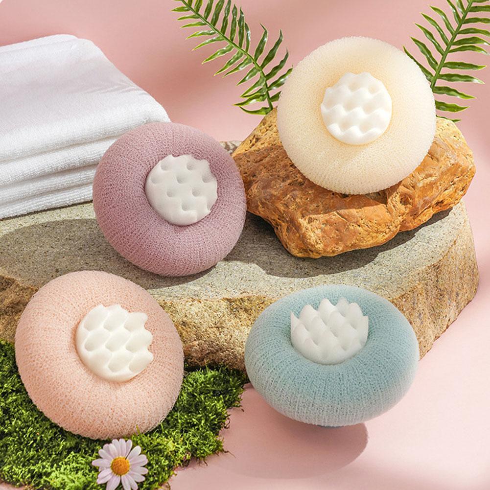 Shower Sponge Ultra-Fine Fibers & Massage Particles