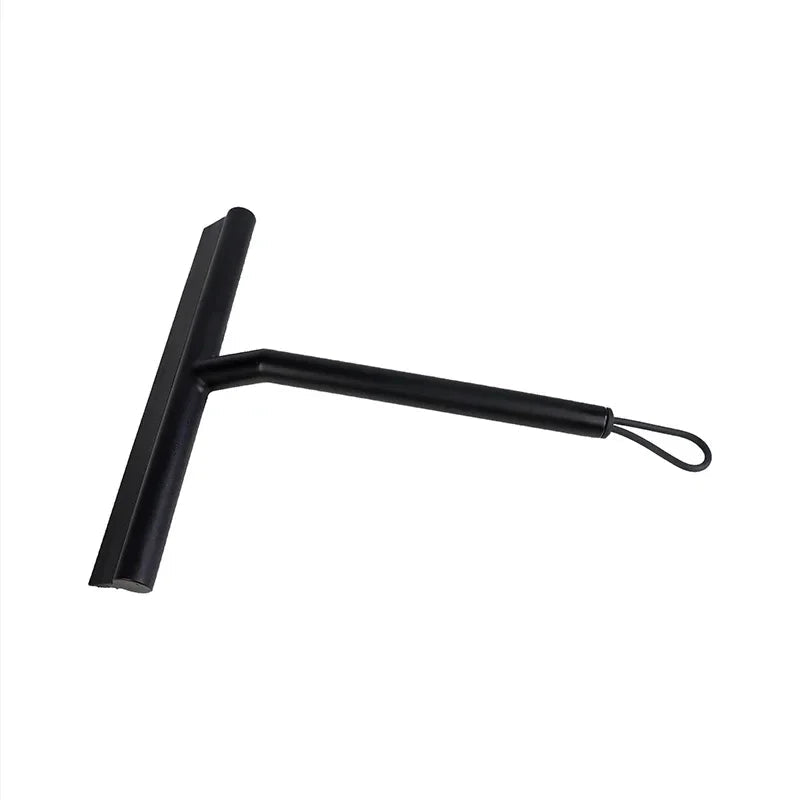 Shower Squeegee Soft Silicone Blade T-Handle & Adhesive Mount