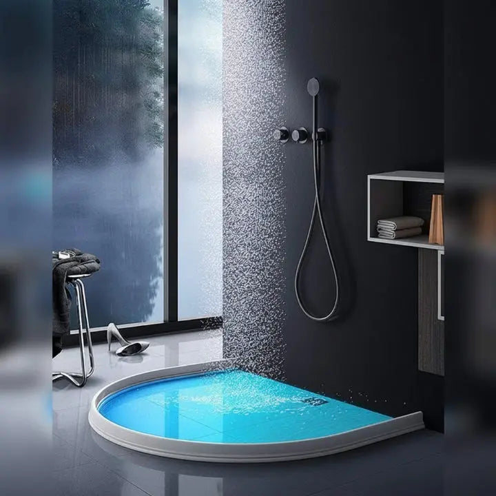 Shower Water Barrier Silicone-PVC Self-Adhesive 200 cm