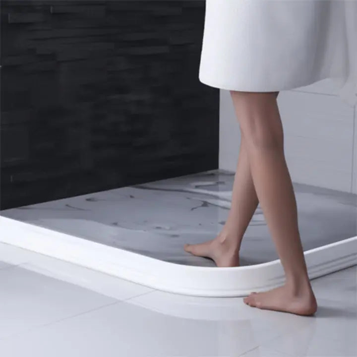 Shower Water Barrier Silicone-PVC Self-Adhesive 200 cm