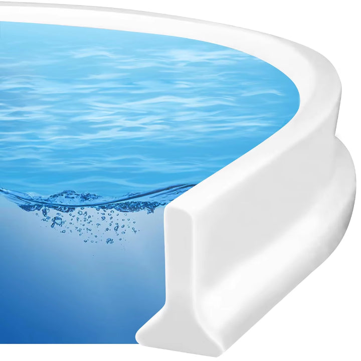 Shower Water Barrier Silicone-PVC Self-Adhesive 200 cm
