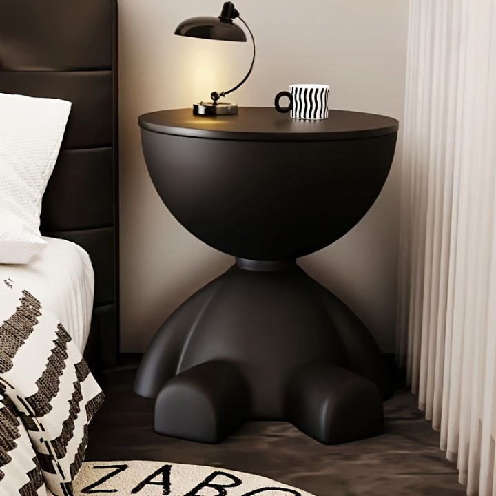 Side Table Bear-Shaped Plastic Lightweight & Easy-Care