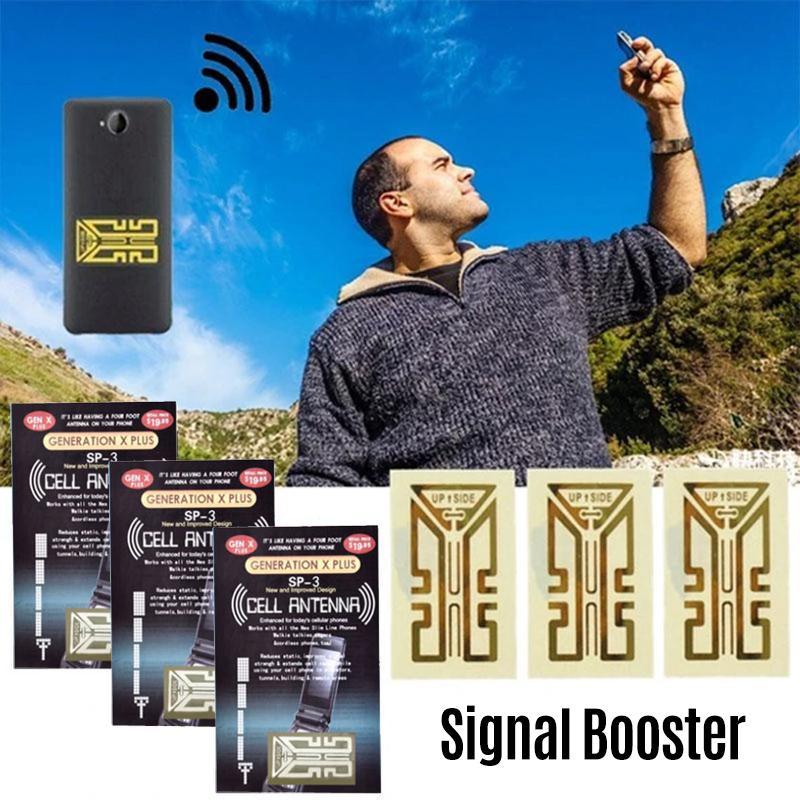 Signal Booster Sticker Universal Compatibility & 1.5m Antenna Effect
