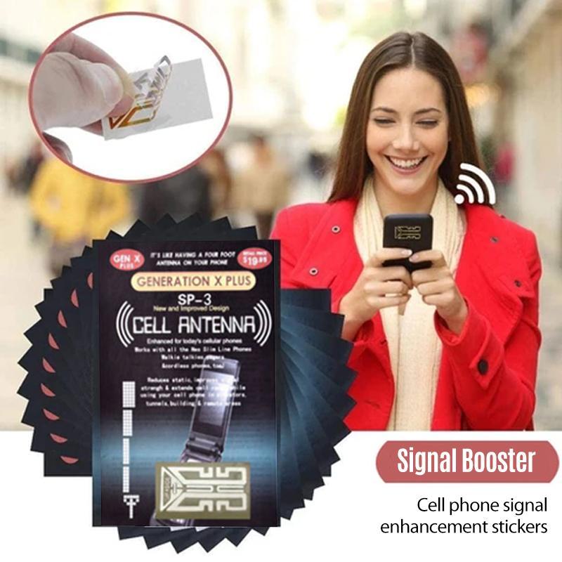 Signal Booster Sticker Universal Compatibility & 1.5m Antenna Effect