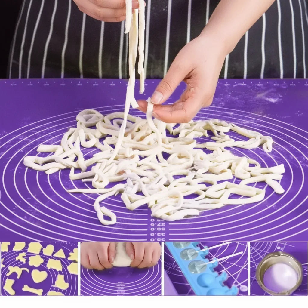 Silicone Baking Mat Non-Slip Printed Measurement Grid