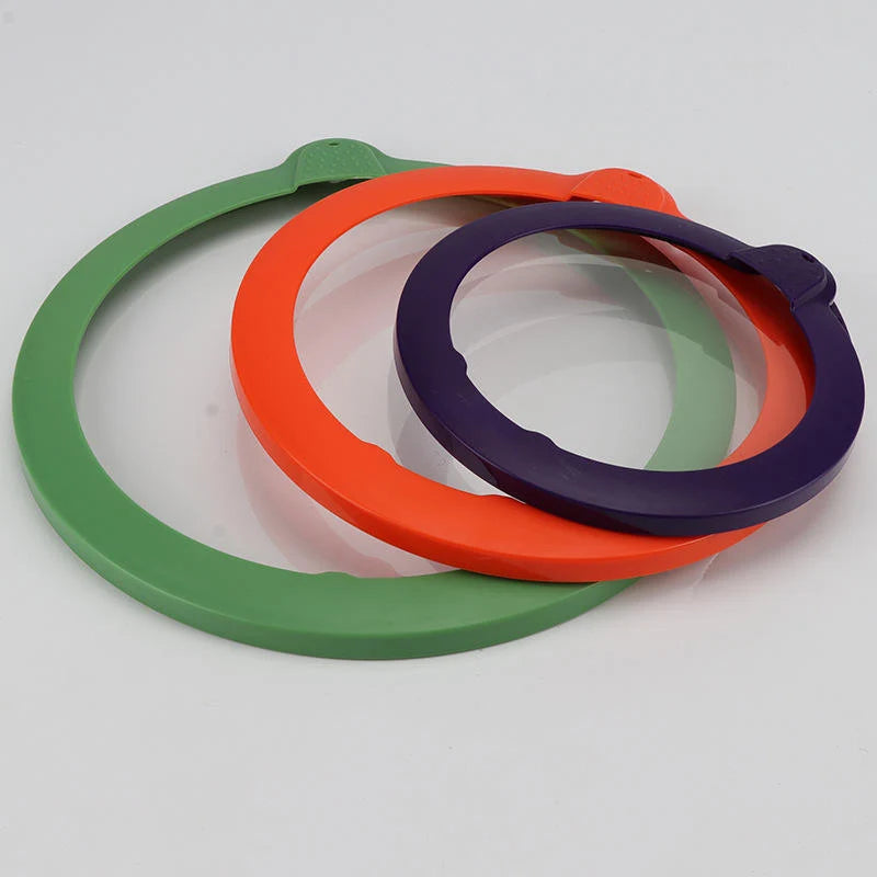 Silicone Container Covers Universal Stretch Airtight Set of 6