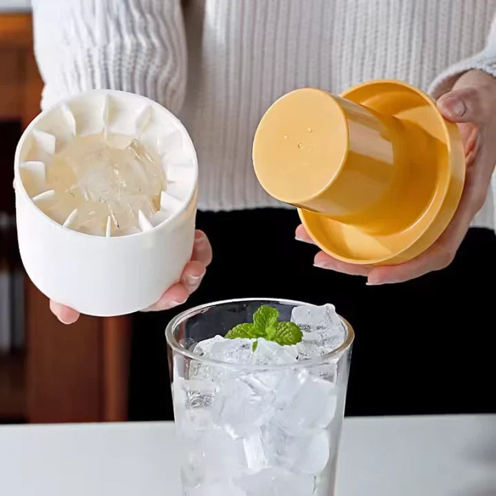 Silicone Ice Cube Tray One-Cup Small Cubes With Lid