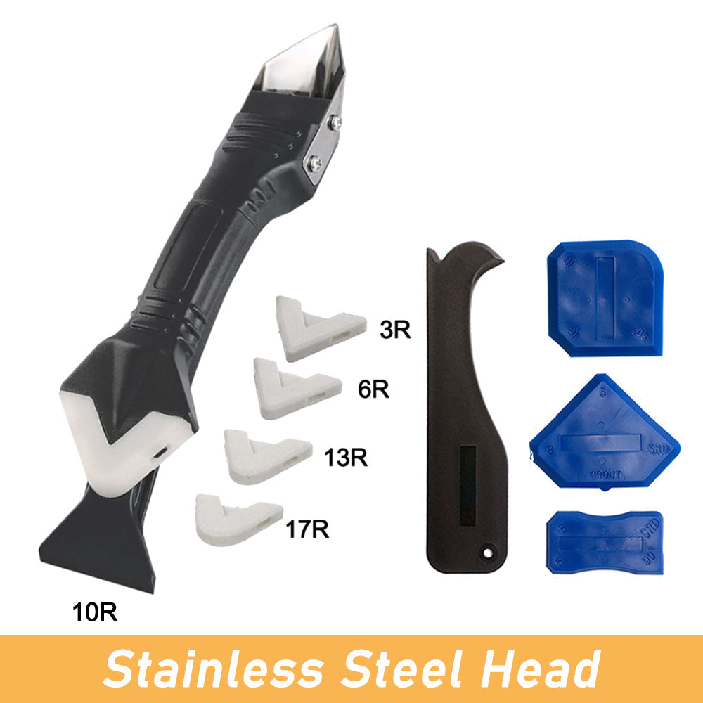 Silicone Joint Tool 3-in-1 V Blade & Six Profiles