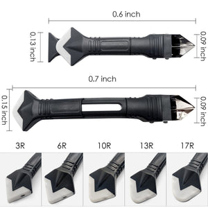 Silicone Joint Tool 3-in-1 V Blade & Six Profiles