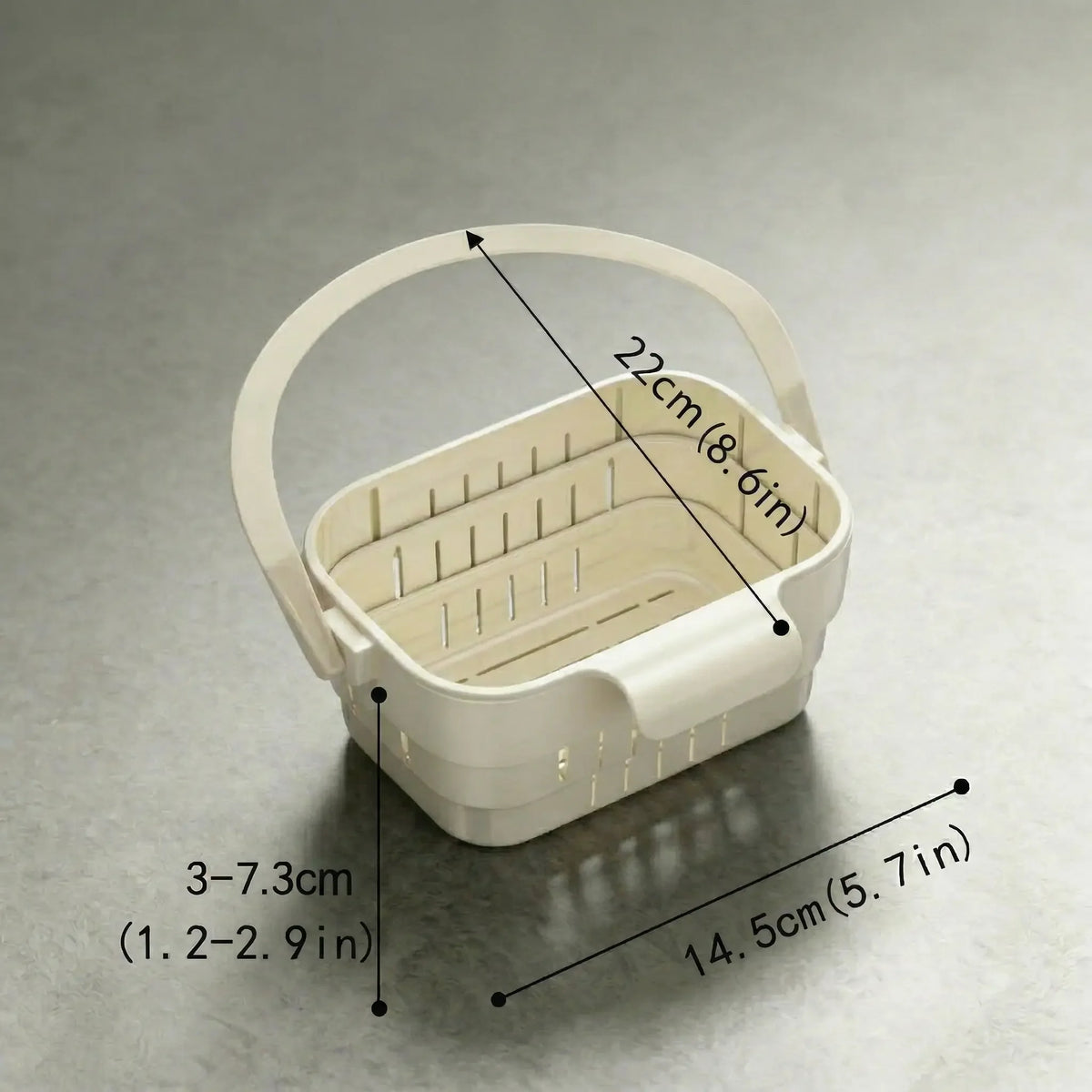 Sink Draining Basket Foldable Removable Quick Drainage