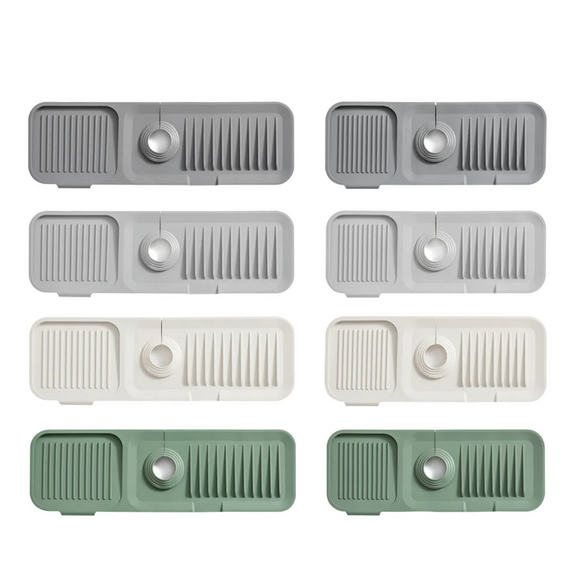 Sink Draining Mat Silicone Splash Guard Mold Resistant