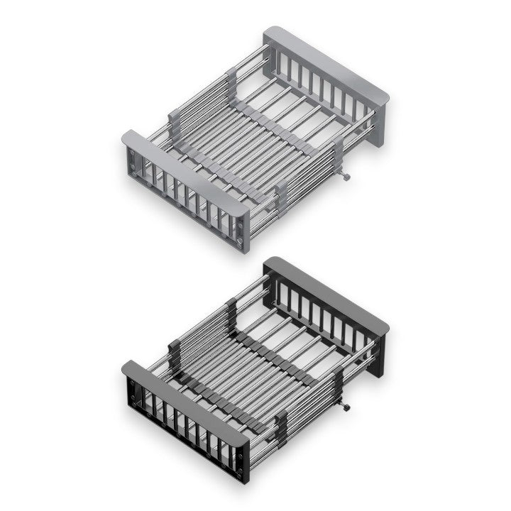 Sink Drying Rack Extendable Stainless Steel Rods