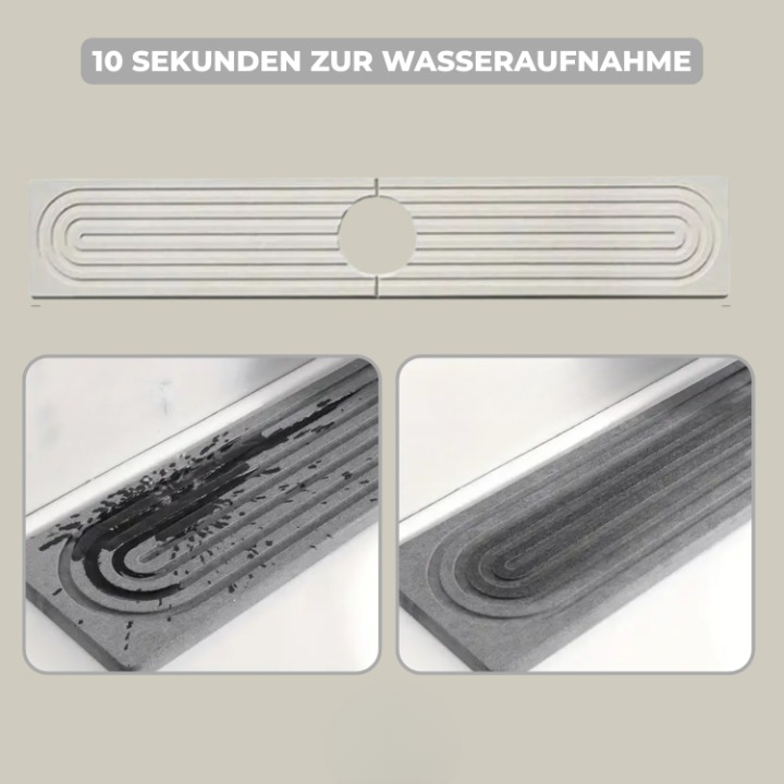 Sink Mat Quick-Absorb Natural Diatomite