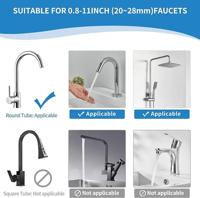 Sink Organizer For Round Faucets Rust-Resistant Aluminum
