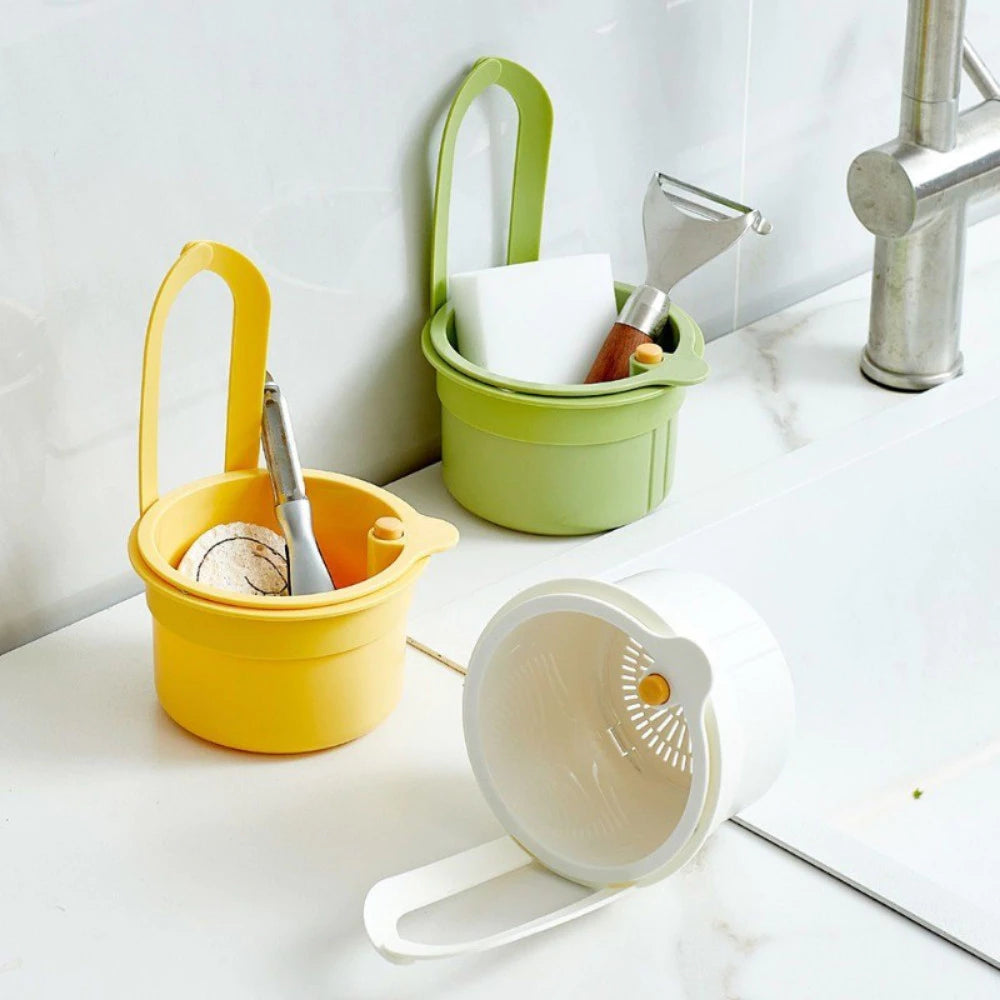 Sink Strainer 2-In-1 Double-Layer Rustproof & Odor-Neutralizing