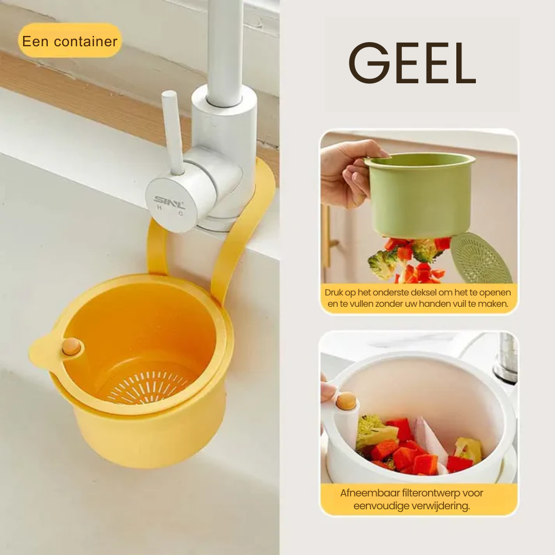 Sink Strainer 2-In-1 Double-Layer Rustproof & Odor-Neutralizing