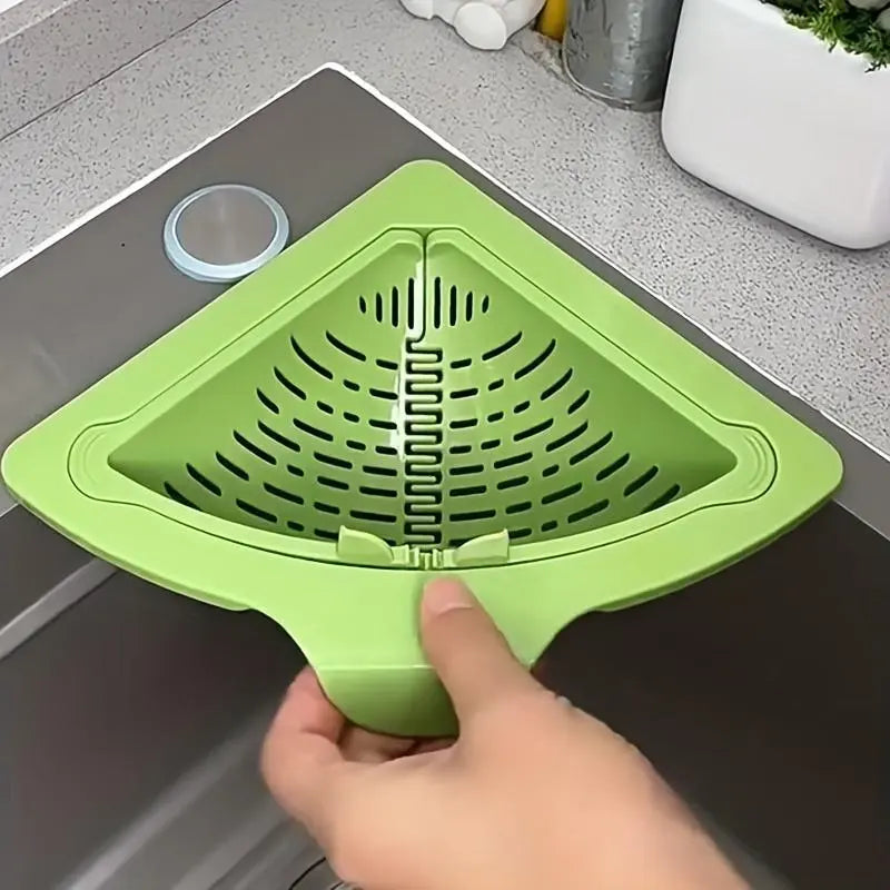 Sink Strainer Corner Space-Saving Easy Clean