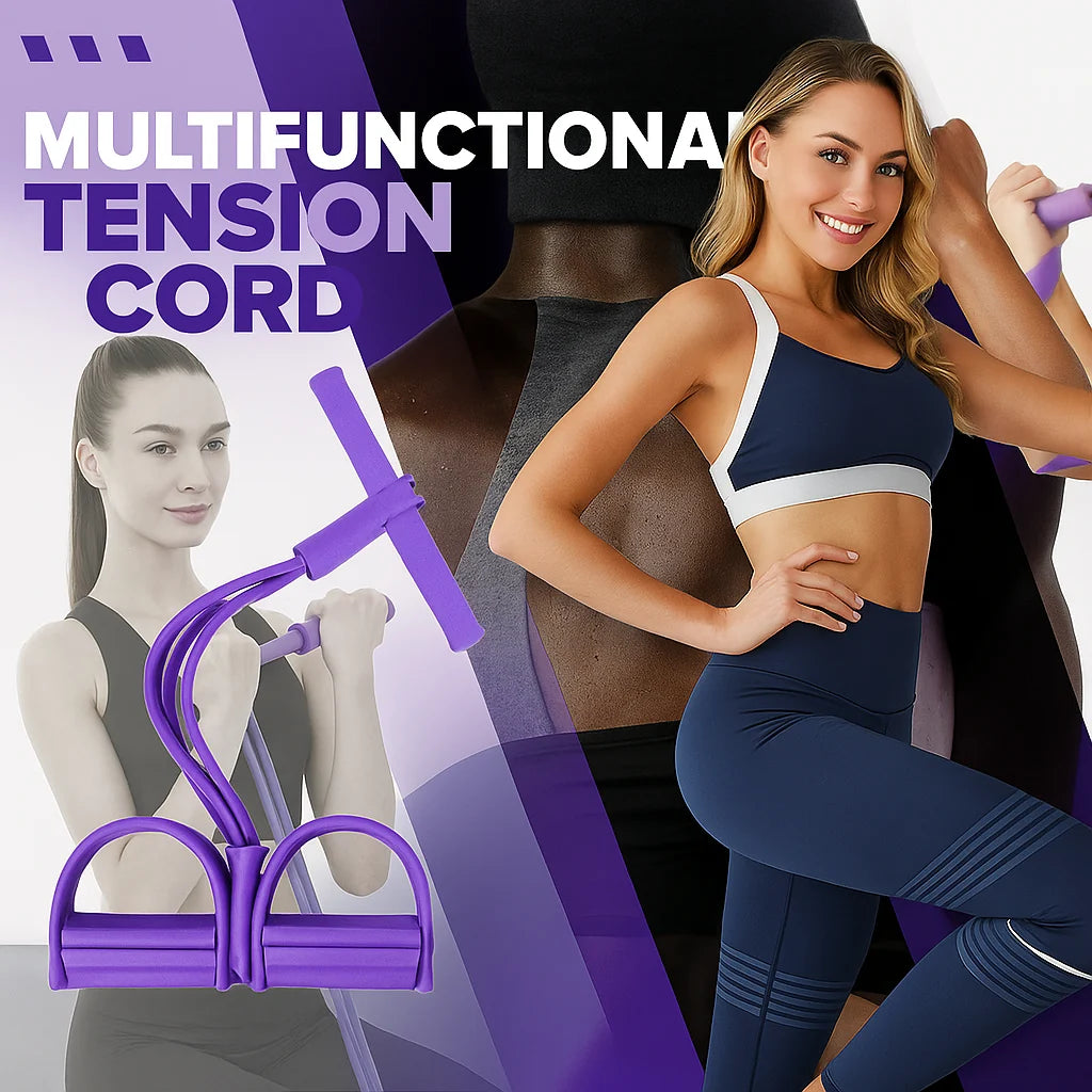 Sit-Up Trainer Non-Slip Pedals & Reinforced Pull Rods