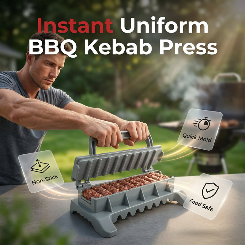 Skewer Press Consistent Shape Non-Stick Food-Safe