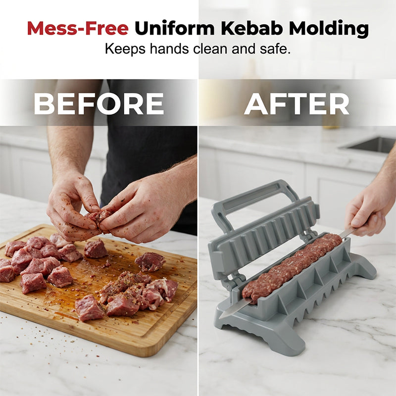 Skewer Press Consistent Shape Non-Stick Food-Safe