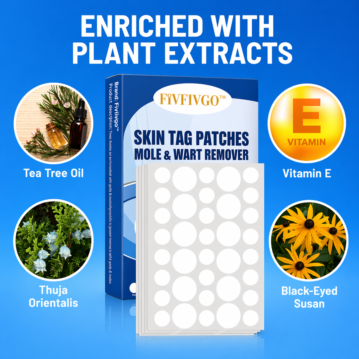 Skin Tag Removal Patches Ultra-Thin Transparent 144 Pack